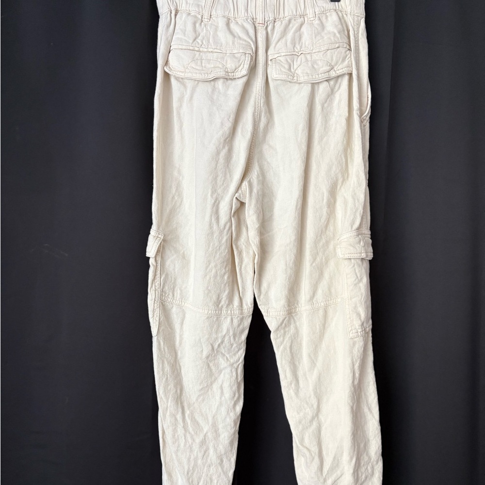 Pilcro Cream Cargo Pants